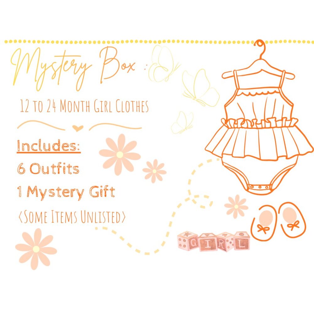 Mystery Box Girl Clothing 12-24 MONTHS